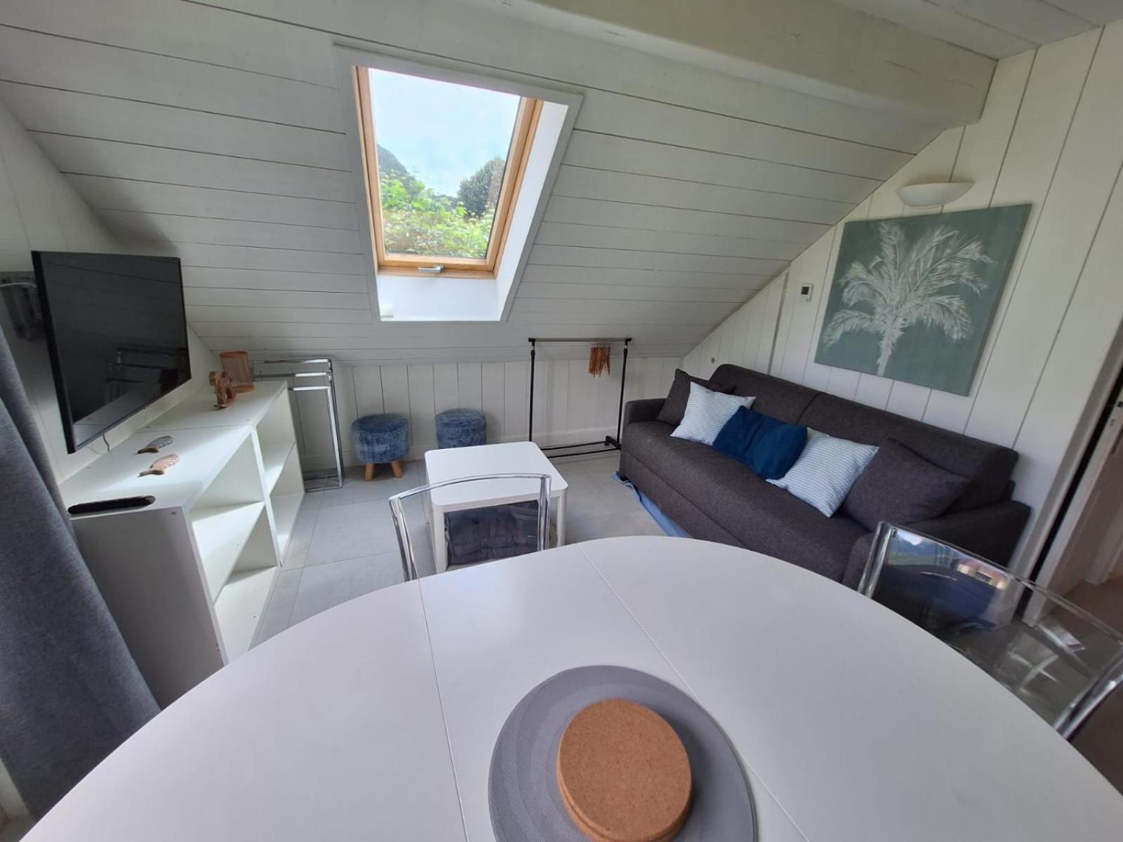 La Baie des Voiles 3 chambres 4 à 6 personnes au bord du lac plage privée Duingt Esterno foto